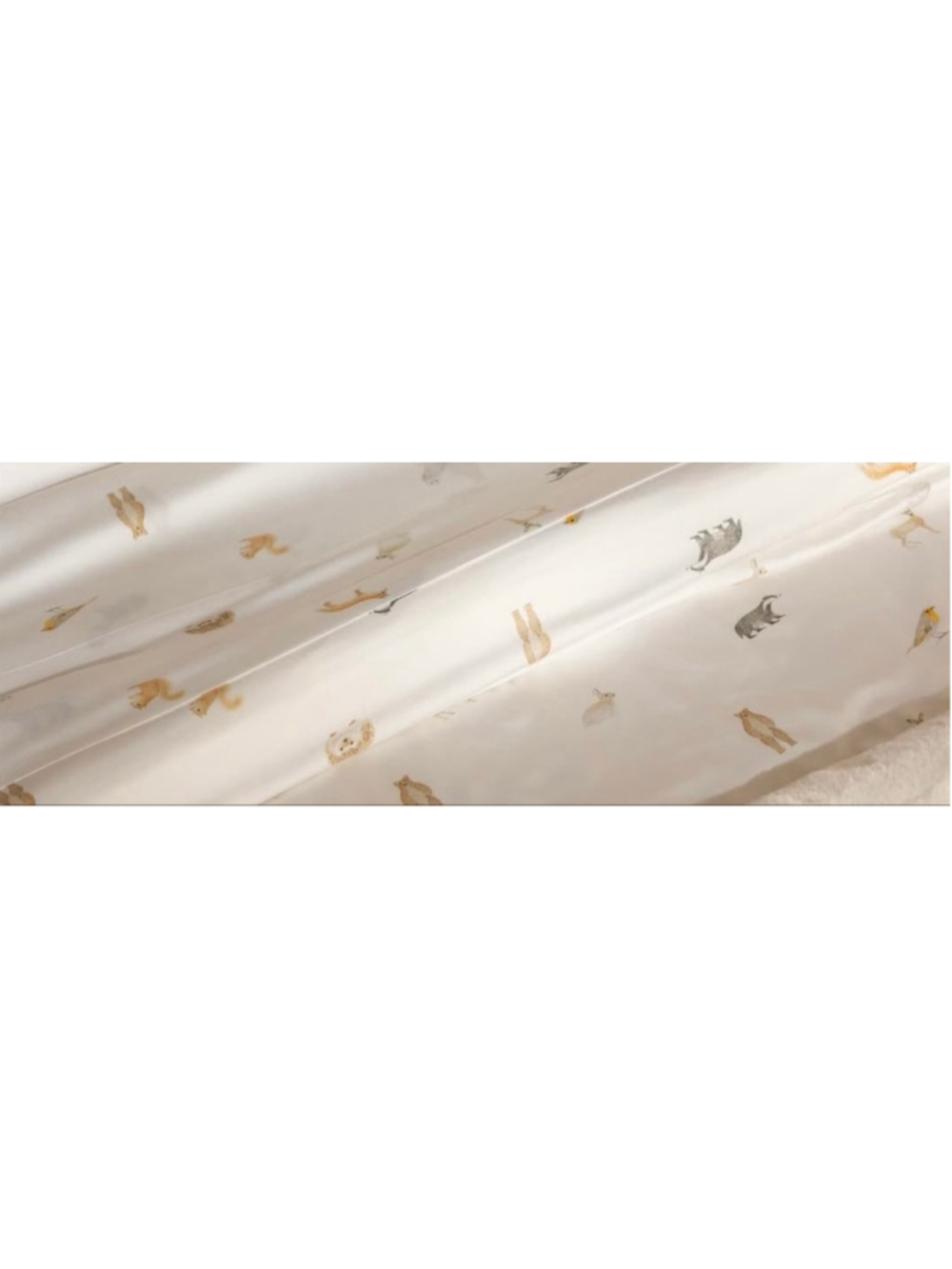 COZY EARTH Woodland Creatures Animal Print Bamboo Duvet Cover Full/Queen